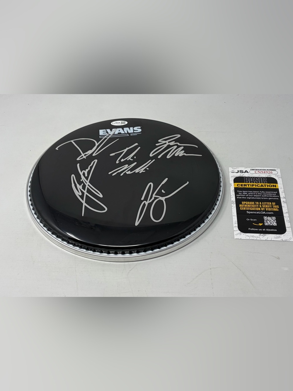 Archspire signed Drumhead JSA‎ COA